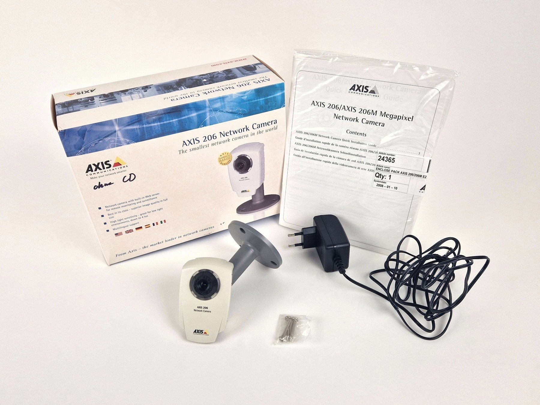 Axis Webcams: AXIS 206 Network Camera ohne CD, OVP – Neuf (Voir description) à Basel par Restwert_Basel