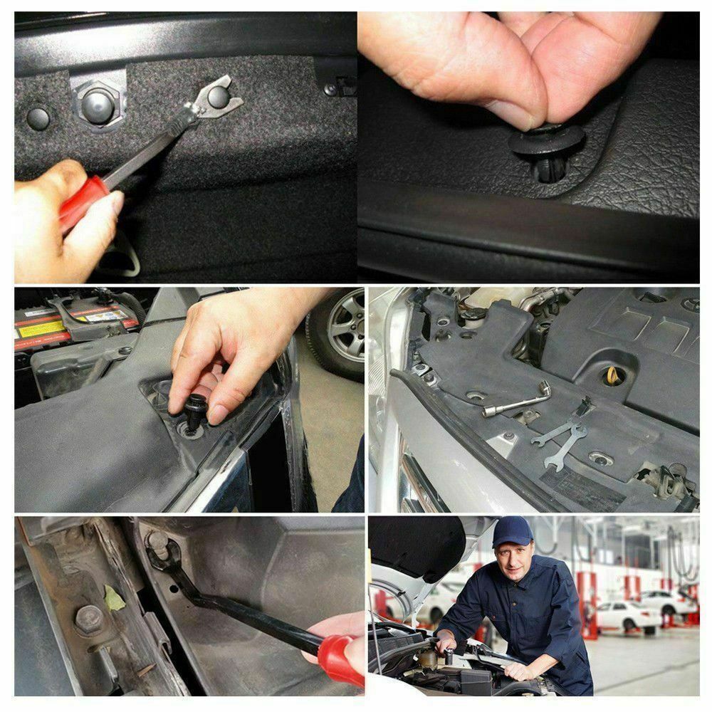 Tutti i ricambio: auto,Clips fixation 680 pcs Befestigungsclips 680 Stk. – Nuovo e nell'imballaggio originale da Delemont venduto da Superchoice 7
