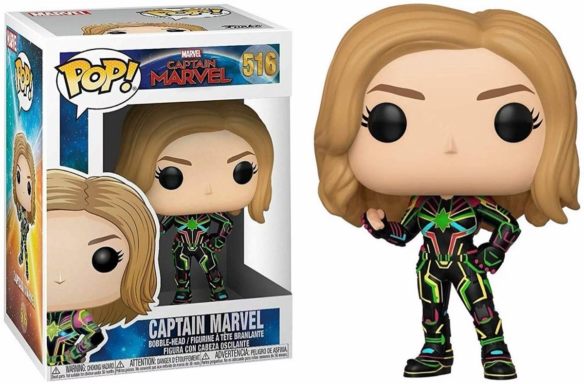 Funko Statuette: Funko 43964 Action-& Sammelfigur Captain Marvel – Nuovo e nell'imballaggio originale da Kestenholz venduto da Yosh 1