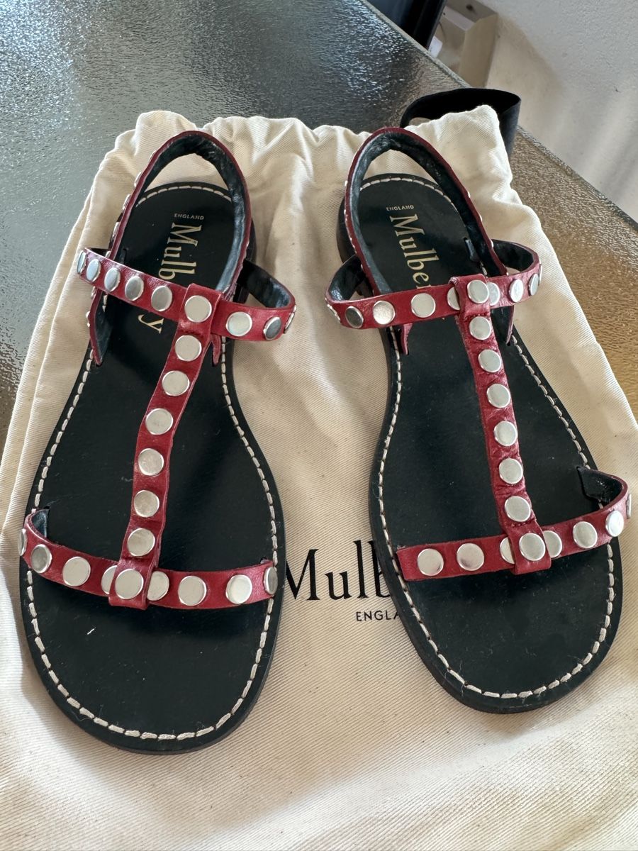 Mulberry Scarpe da donna: Mulberry Sandalen mit Nieten – Usato da Schöftland venduto da Guccigirl