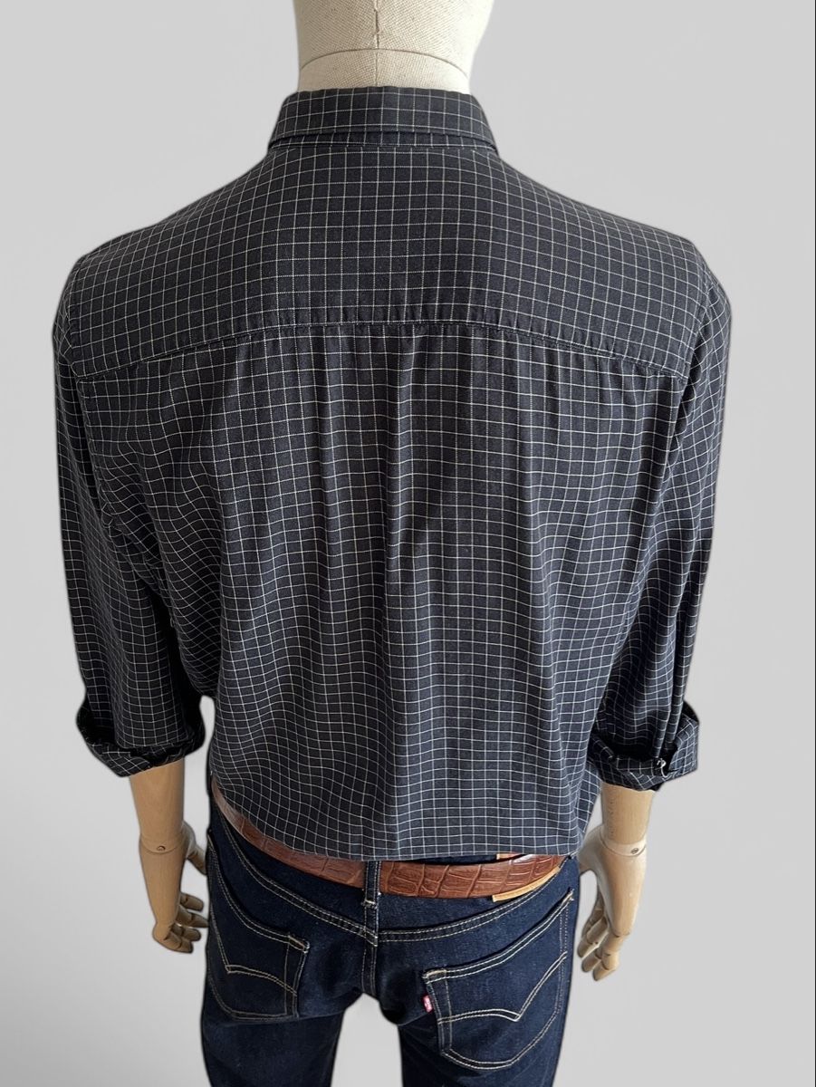 Camicie: AMI Button-Down Hemd – Kariert, Gr. 41 / M / 100 % Baumwolle – Usato da Zürich venduto da Recode.Fashion 5