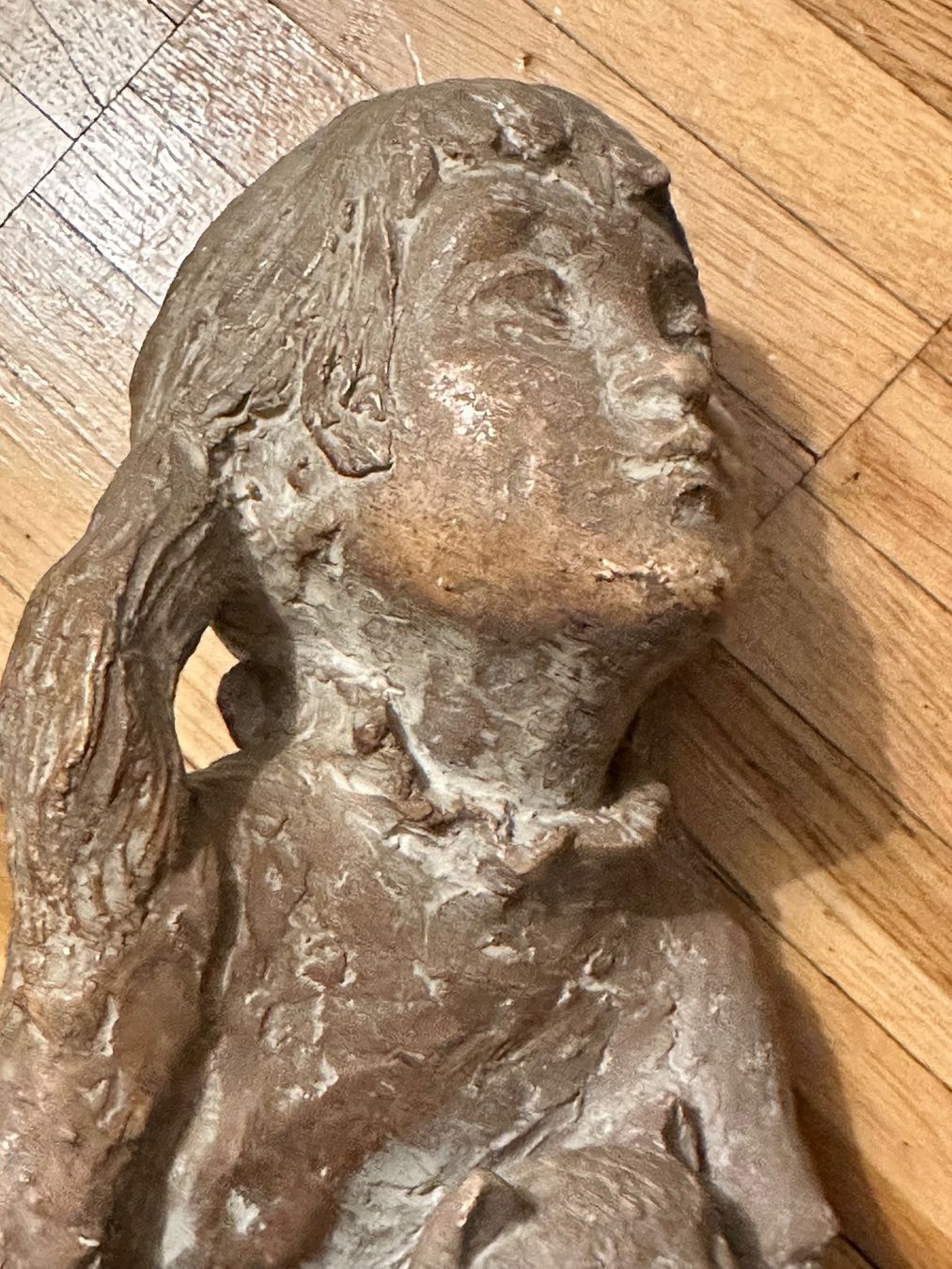 Statuette: Mädchenfigur mit Katze auf dem Schoss – Usato da Zürich venduto da marusapulmi 2