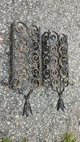 2 reti decorative in ferro battuto