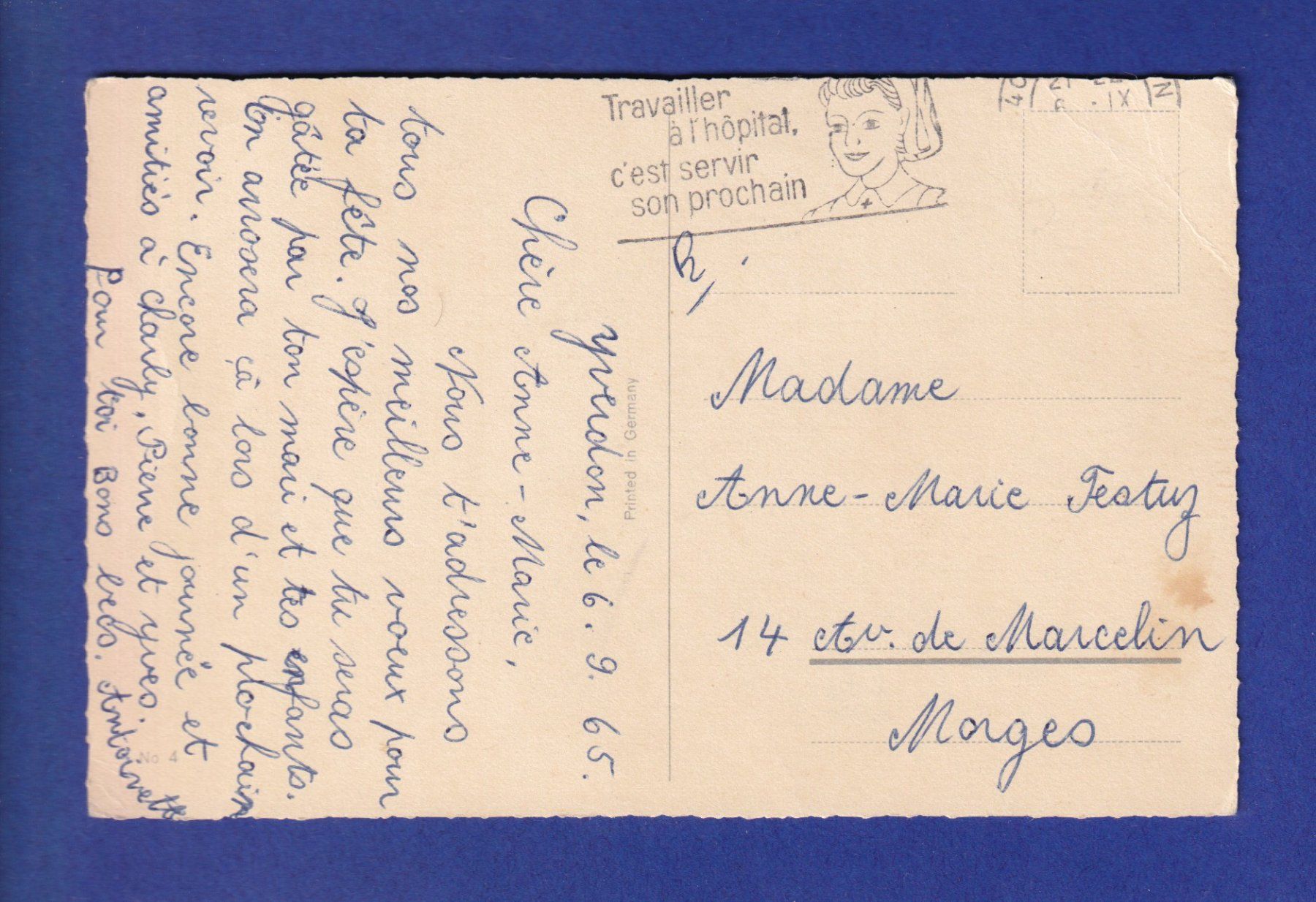 Cartoline postali: CHAT - Chats humanisés // pli d'angle // – Usato da Pully venduto da nicecards-shop 1