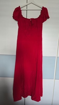 🆕️ Rotes Maxikleid - XL - mit Schnürung im Rücken 7️⃣