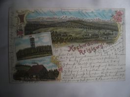 farbigeLithoAK HOCHWACHT REISISWYL