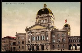 AK Bern, Bundeshaus von Norden