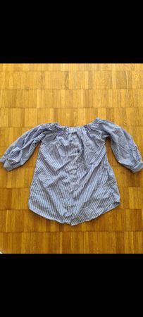 Gestreifte Bluse Carmenstyle Gr. S/M für den Sommer