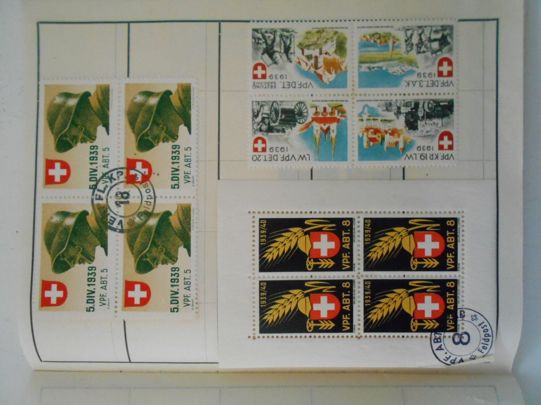 Tutti i francobolli: Briefmarkensammlung Aktiver Dienst 1939 – Usato da Hünibach venduto da vielesachen 4