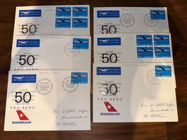 AB 1.-!! 1969 Luftpost FDC Lausanne Zürich