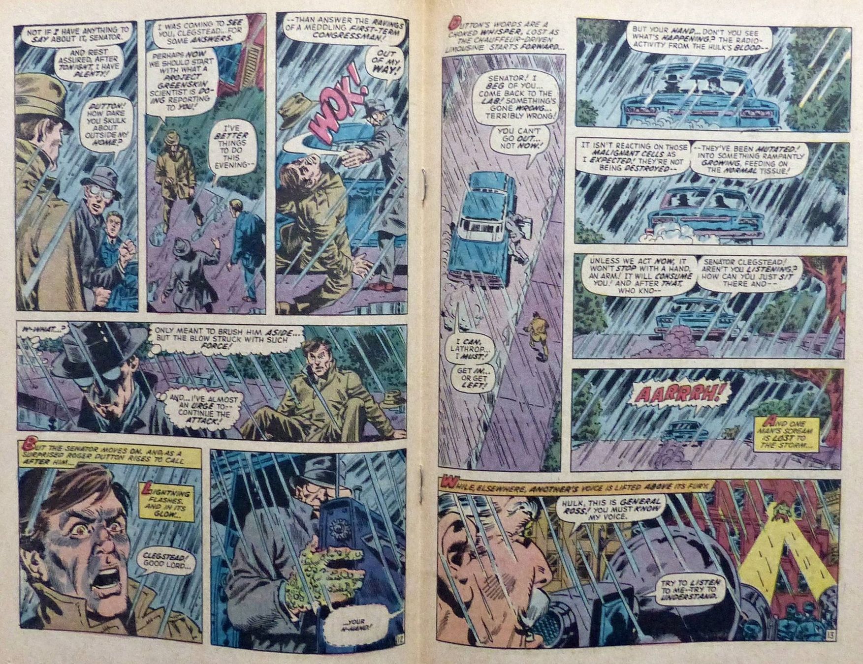 Fumetti: INCREDIBLE HULK #151 HORROR VS. CRAWLING UNKNOWN MARVEL 1972 – Usato da Lugano venduto da YouWantUS 2