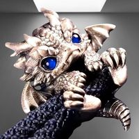 💙🔥 Elegantes Drachen-Charm-Armband – Mystisch & Stark! 🔥