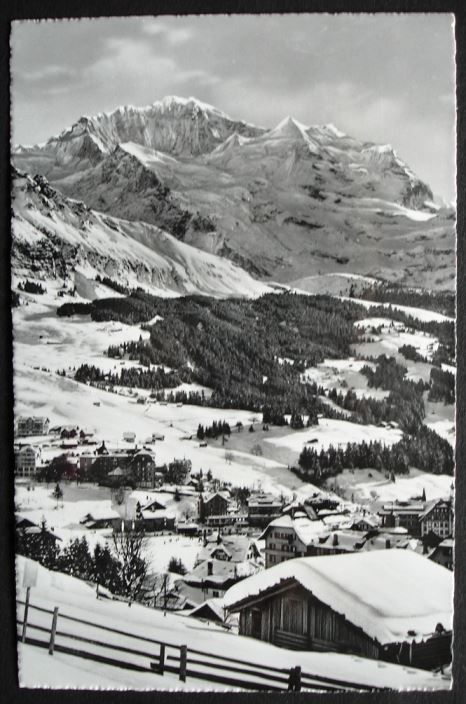 Cartoline postali: WENGEN und die Mythen – Usato da Jona venduto da philajona