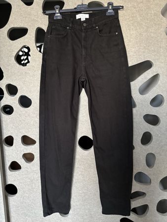 ALIGNE high-waist straight leg denim 26 black