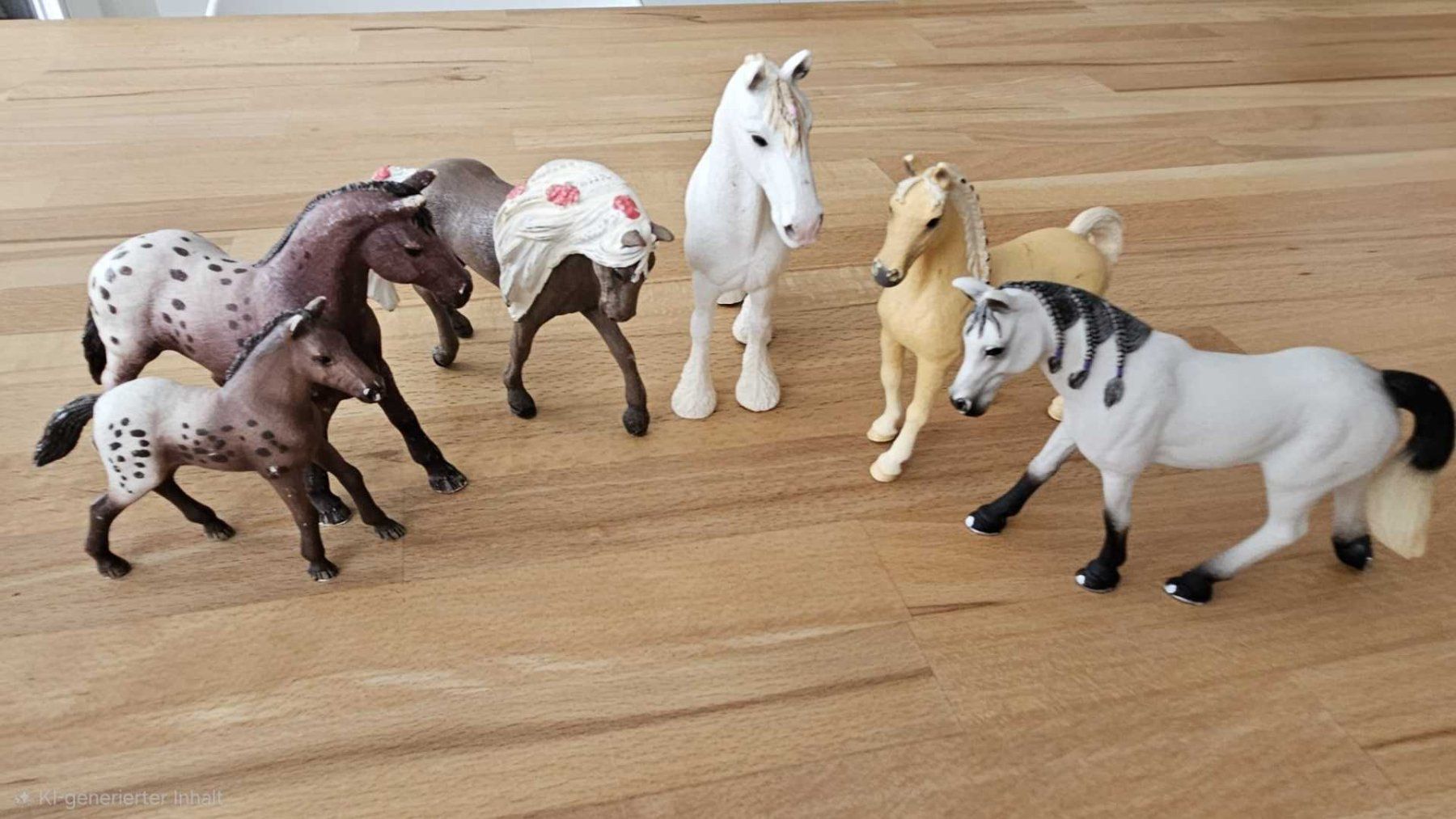 Schleich Jouets: 6 Schleichpferde – D'occasion à Gossau SG par Daufli