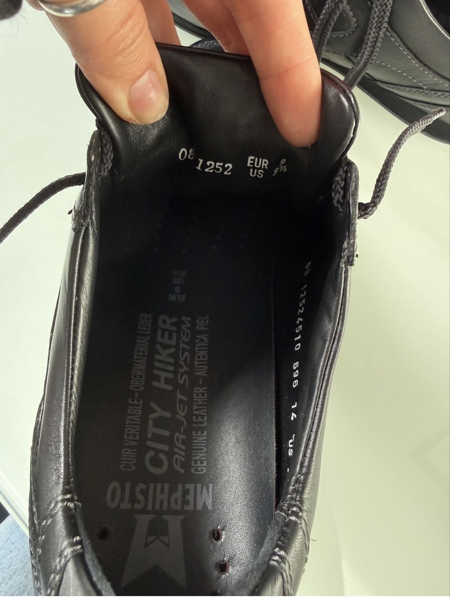 Mephisto Scarpe da uomo: Mephisto Vito black leather sneakers – Nuovo (secondo la descrizione) da Herbligen venduto da T-esthetic 5