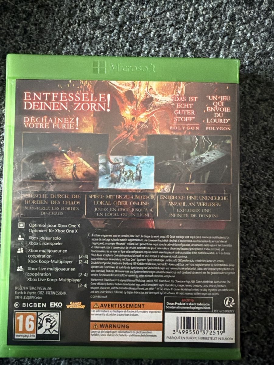 Spiele: Warhammer - Chaosbane - XBOX ONE  – Gebraucht aus Kreuzlingen von luc_chz6 1