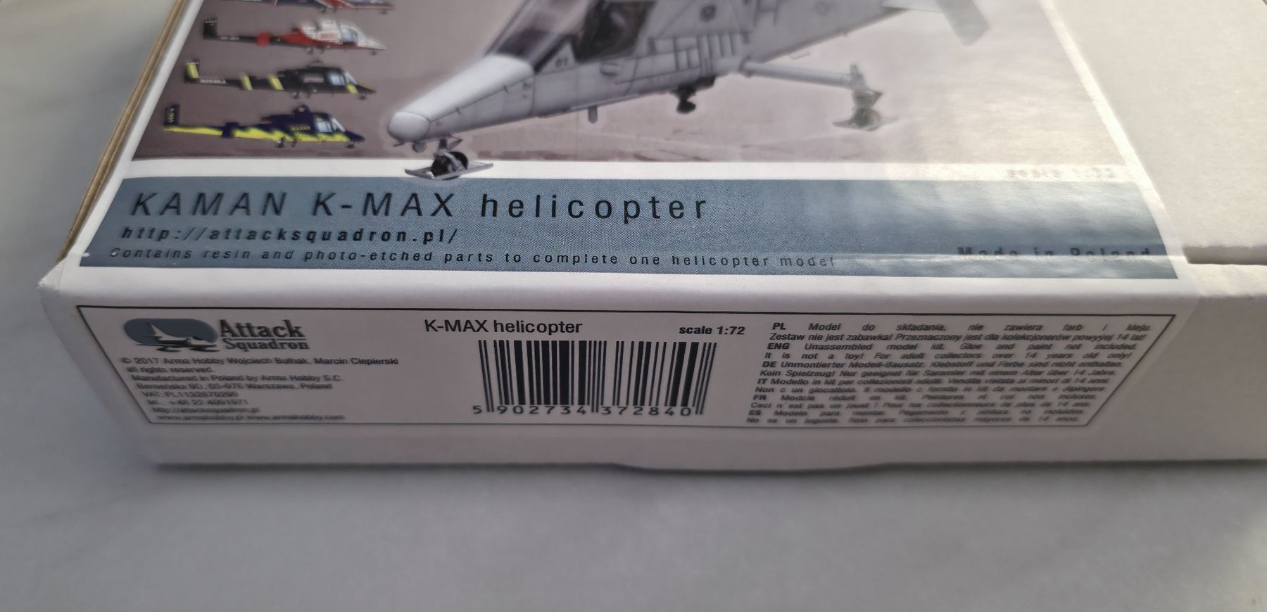 Modellbausätze & Standmodelle: Attack Squadron 1/72 Kaman K-MAX – Neu und originalverpackt aus Genève von Rongeur-sournois 1