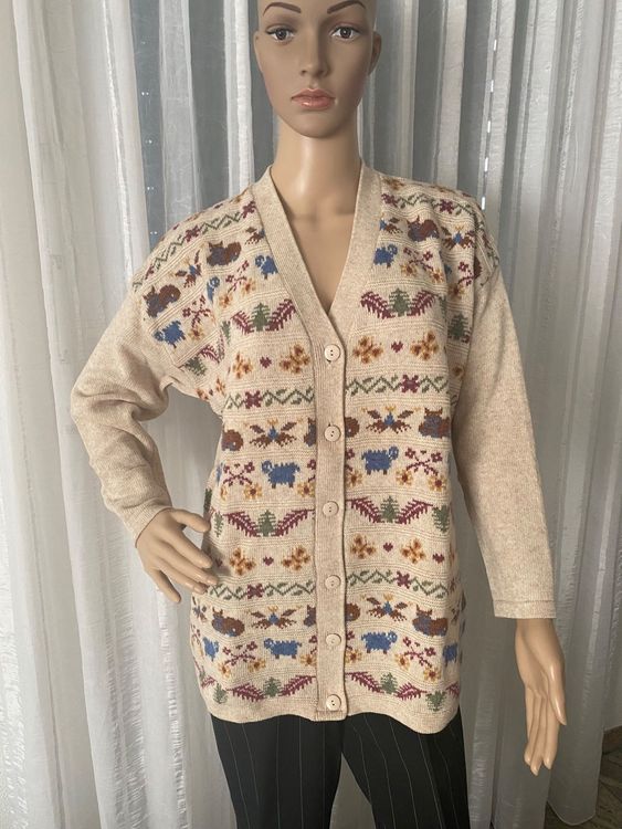 Pull Ulla Johnson Pilar Cable - Gros Tricot Beige - Taille M/L - Neuf Avec étiquette