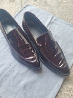 Weinrote Halbschuhe von Navy Boot