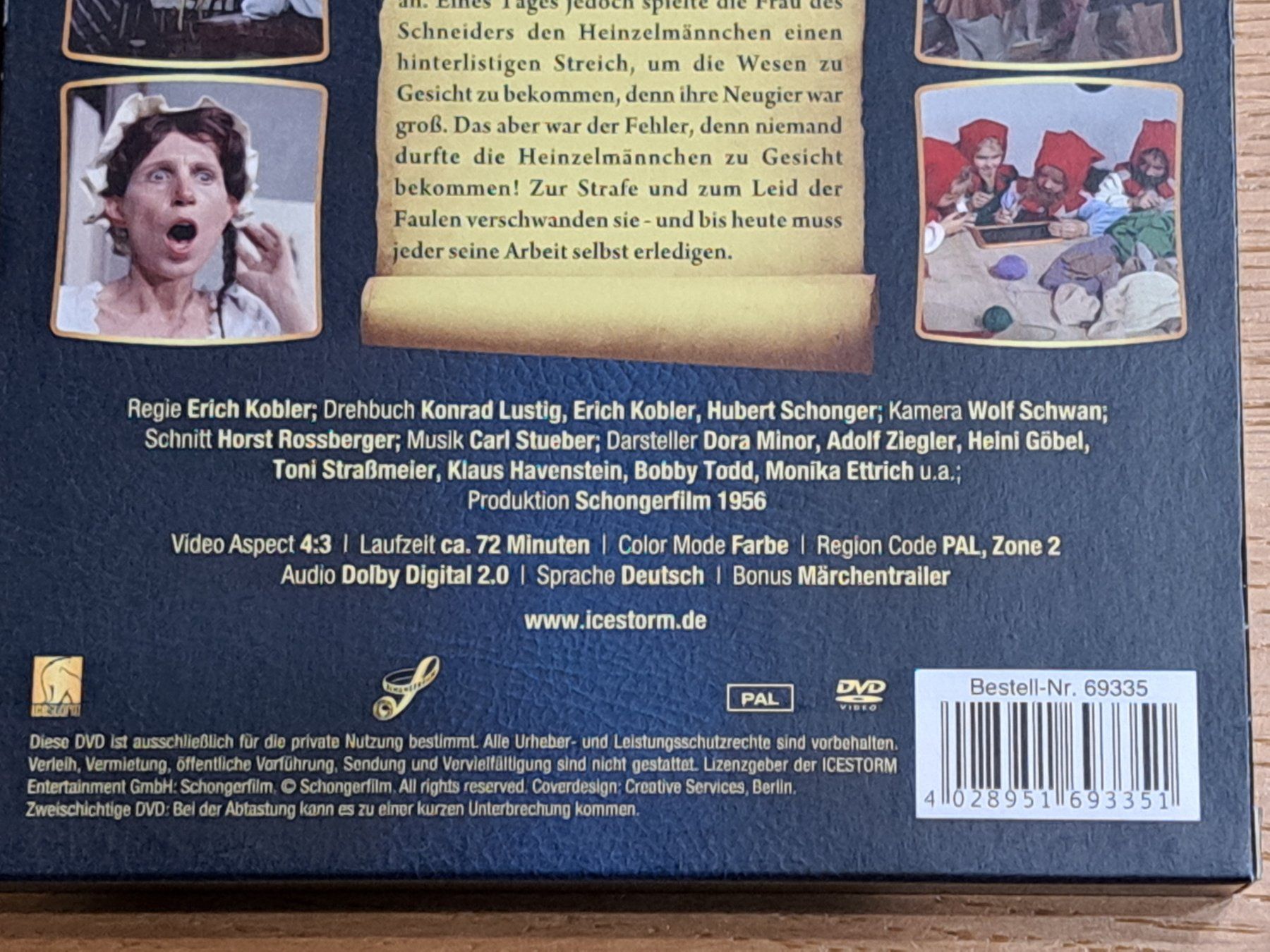 Tutti i DVDs: DVD Die Heinzelmännchen, Märchen Klassiker – Nuovo (secondo la descrizione) da Unterseen venduto da Kanica 3