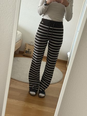 VSLBL Strickhose NURIA Braun/Weiss