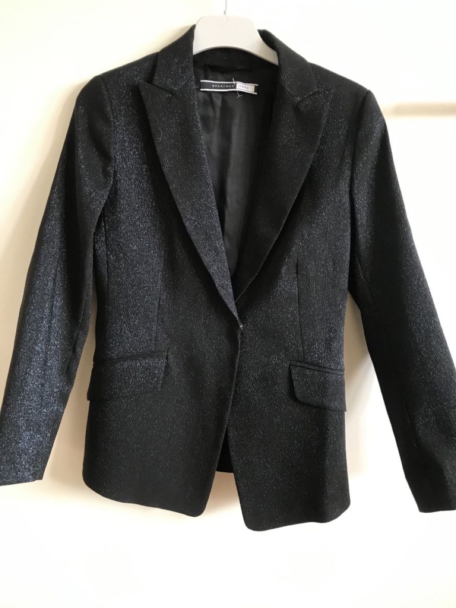 Sportmax Jacken: Veste Sportmax Code, Noire Brillante, Taille 38 – Neu (gemäss Beschreibung) aus Morges von sandy069