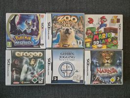 Diverse Nintendo (3)DS Spiele