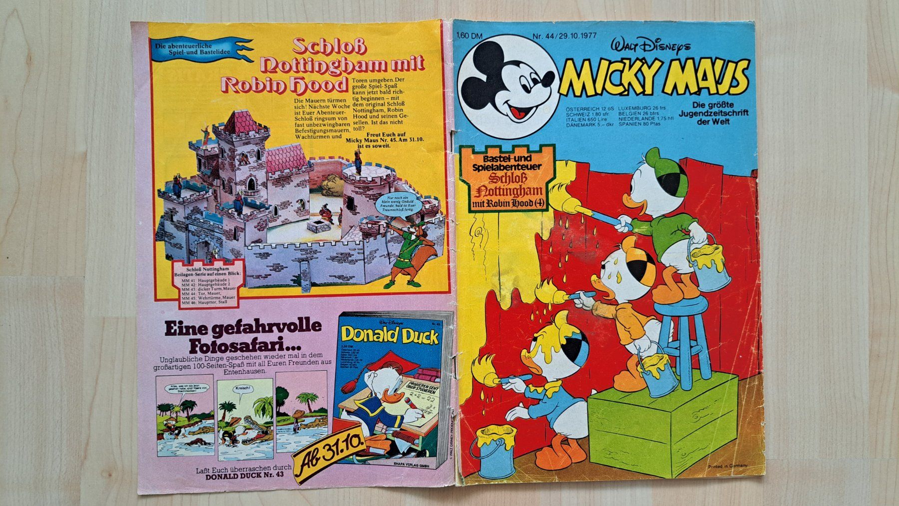 Fumetti: Altes Micky Maus Heft Nr.44 von 1977 – Usato da Affoltern am Albis venduto da saminou01 9
