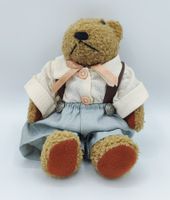 Süsser Teddybär mit Latzhose