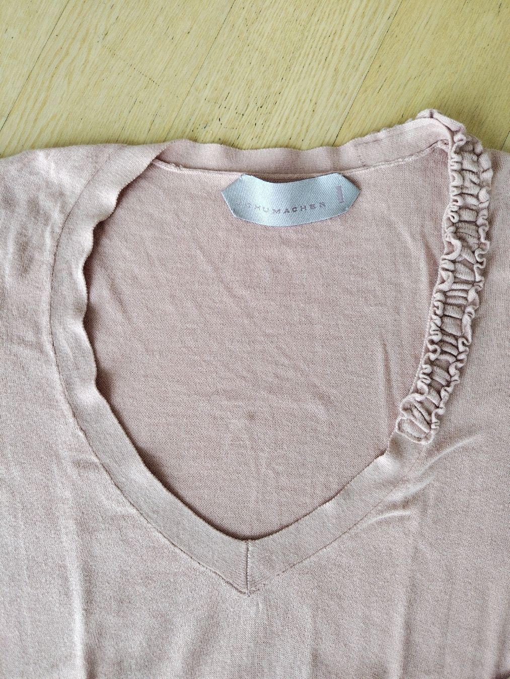 Pullover & Sweatshirts: SCHUMACHER Fein-Strick Pullover Baumwolle Altrosa Taille S – Gebraucht aus Buchrain von QueenyHE51 2