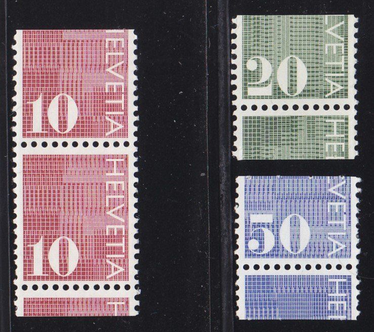 Tutti i francobolli: 1970 Satz RI 5.03  mit Greiflöcher  ** Postfrisch ** – Nuovo (secondo la descrizione) da Adliswil venduto da Aenti