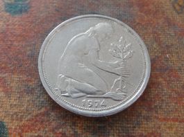 DEUTSCHLAND 50 Pfennig 1974