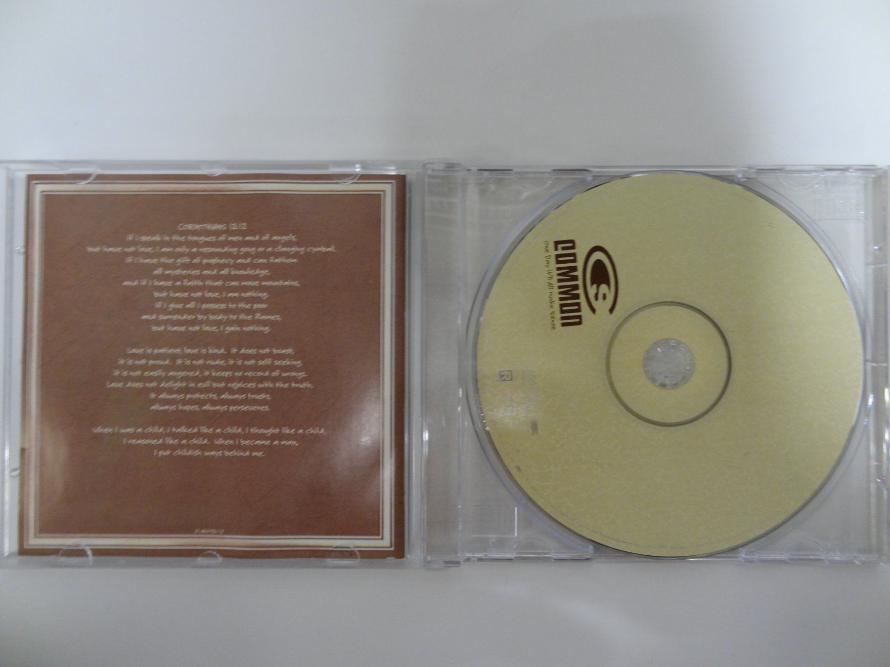 CD: Common - One Day It'll All Make Sense – Usato da luzern venduto da musicandart 2