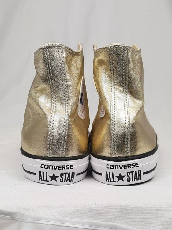 All star hotsell converse gold metallic