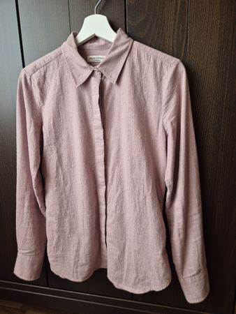Marc O'Polo Flanellbluse Gr. 36 – Altrosa – 100% Baumwolle