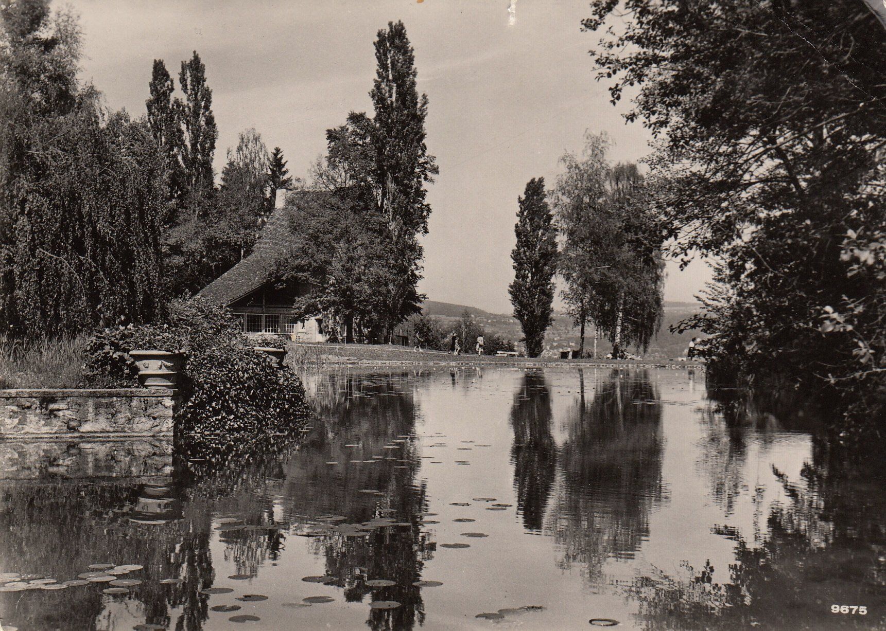 Cartoline postali: Rüschlikon Parkweiher – Usato da Flaach venduto da Monisoldshop