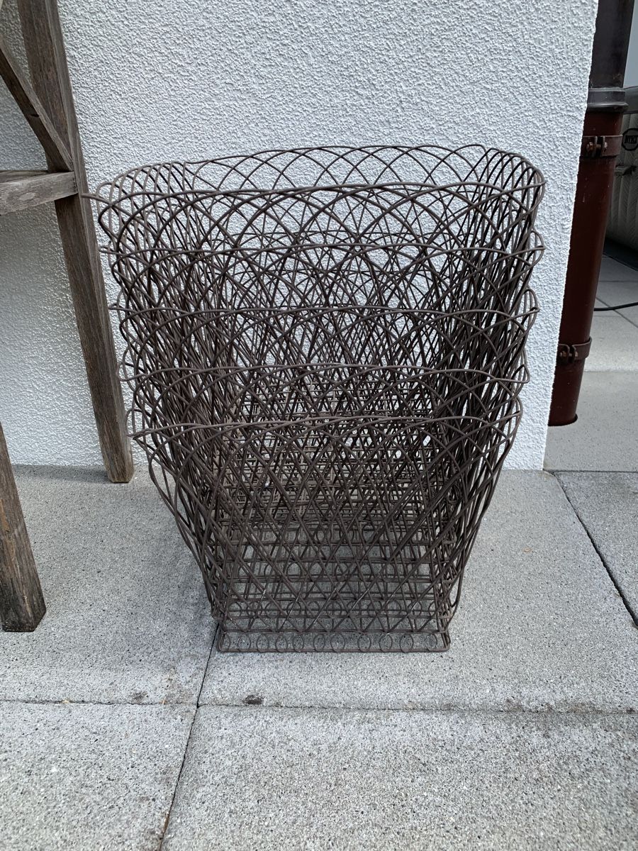 Pots de fleurs: 5 Körbe aus Draht für Blumen oder Zapfen eckig NEU – Neuf (Voir description) à Ellikon an der Thur par Bali1999 2