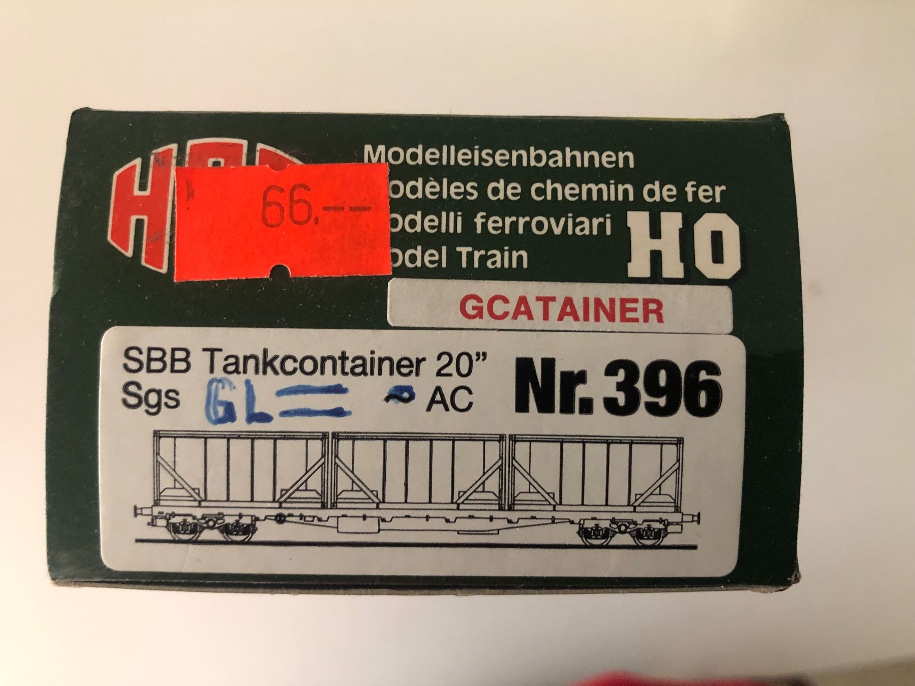 Hag Modellini di ferrovie: Hag 396 SBB Gleichstrom NEU – Nuovo e nell'imballaggio originale da Ostermundigen venduto da Garmin03 6