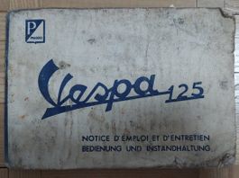 Vespa Bedienung und Instandhaltung