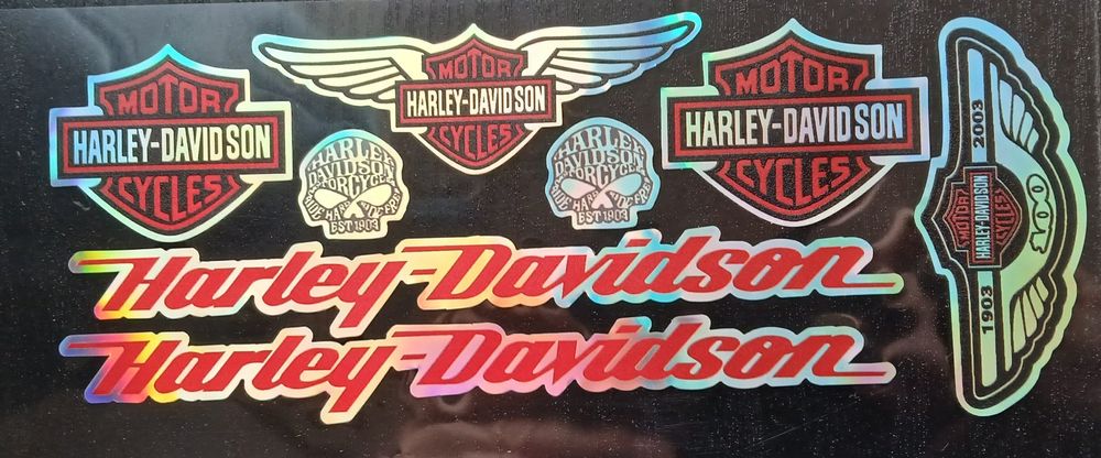 Sticker: Lot Autocollants Harley-Davidson J192 – Nuovo e nell'imballaggio originale da Allens venduto da MADE.IN.ROCK.N.ROLL 2