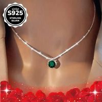 S925 Sterling Silber  Halskette und Armband Set
