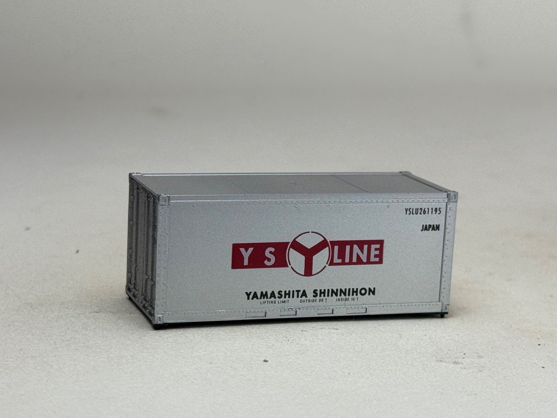 Modelleisenbahnen: EB- 20 Ft. Container YS Line – Gebraucht aus Elm von Wikmtz