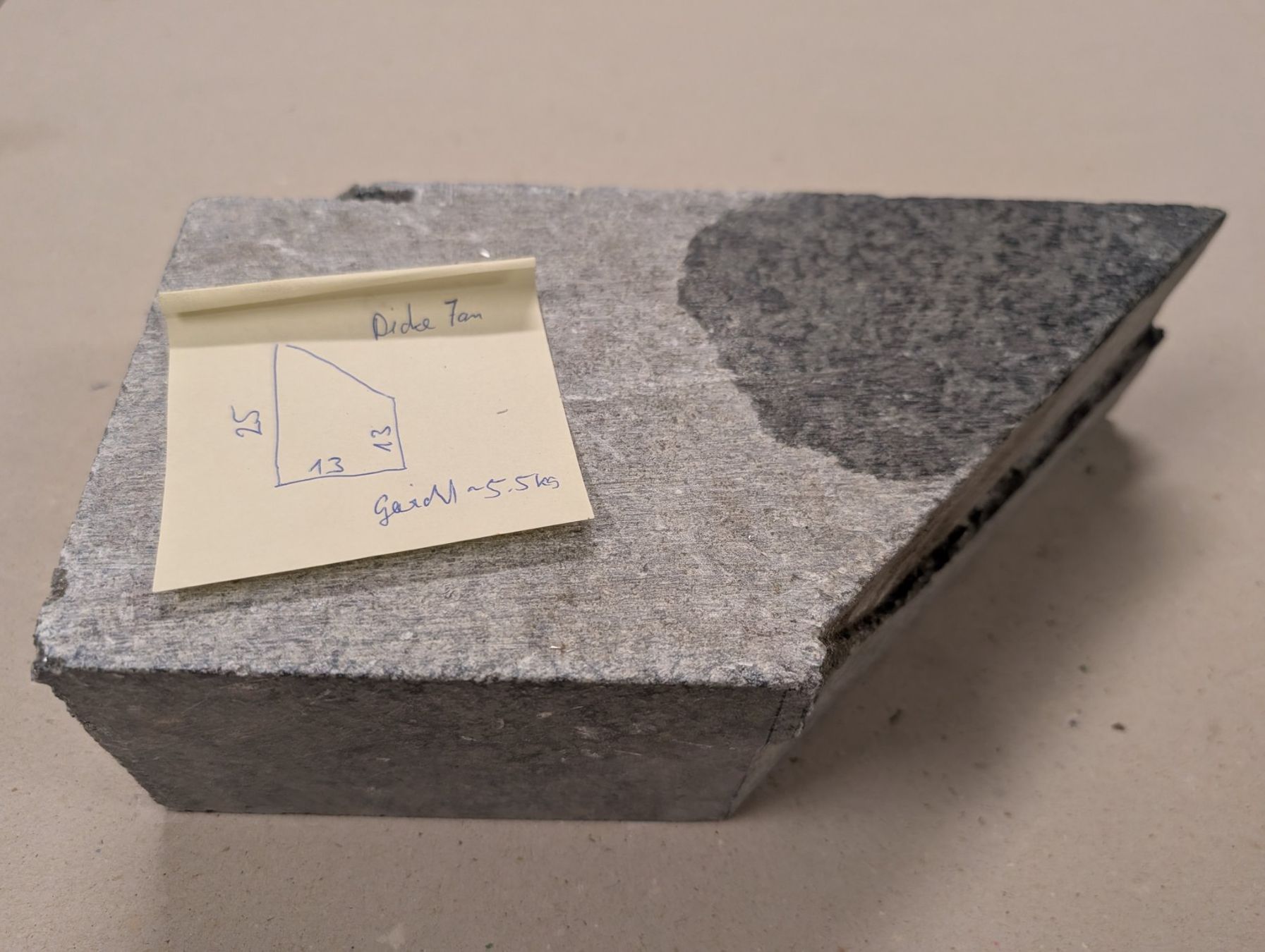 Schleifen & Polieren: Schweizer Speckstein – Gebraucht aus Näfels von Ag3 1