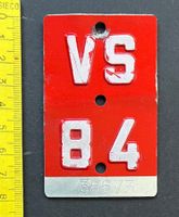 VS 84, Wallis/Kanton /Velonummer Nostalgie