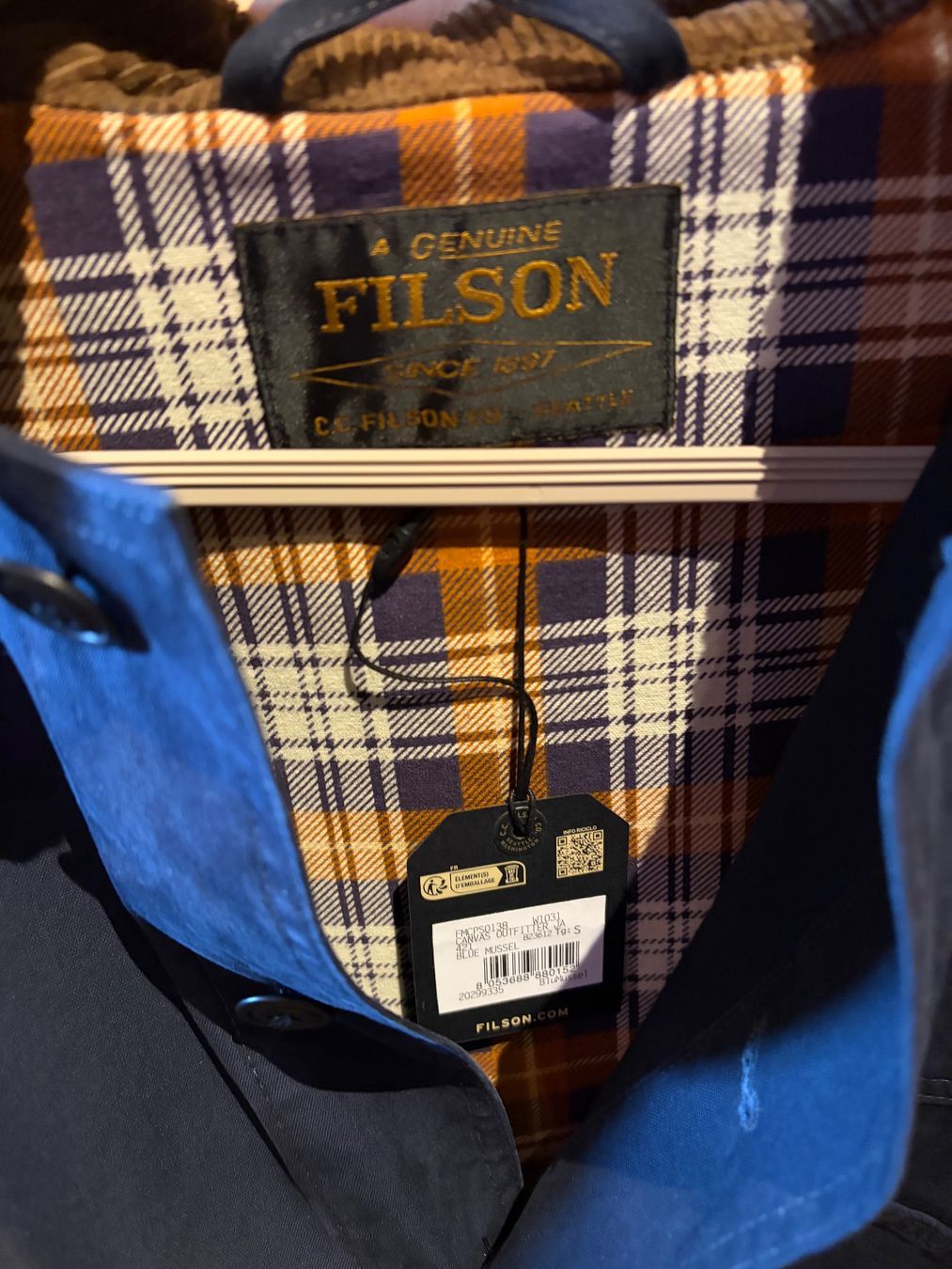 Jacken: Filson - Canvas Outfitter Jacket - Blue – Neu (gemäss Beschreibung) aus Morges von Marlporto 2