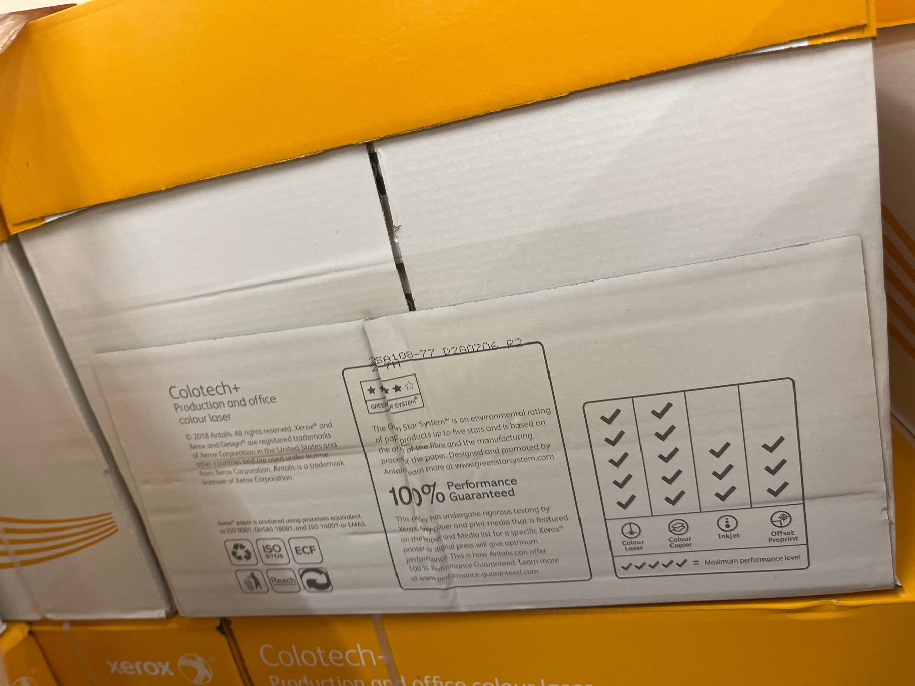 Papiere: XEROX Colotech+ A3 90gm 2500 Blatt B0829 – Gebraucht aus Affoltern am Albis von Zapro 2
