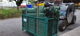 Fahrsilo Spannsystem