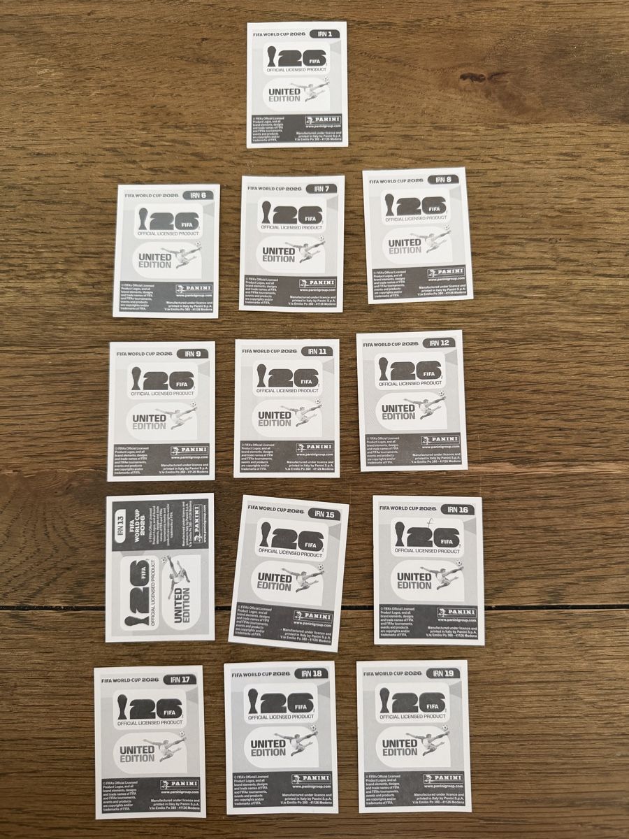 Panini Carte collezionabili: Panini WM 2026 Sticker, Diverse Iran – Nuovo (secondo la descrizione) da Seengen venduto da Gegu2 1