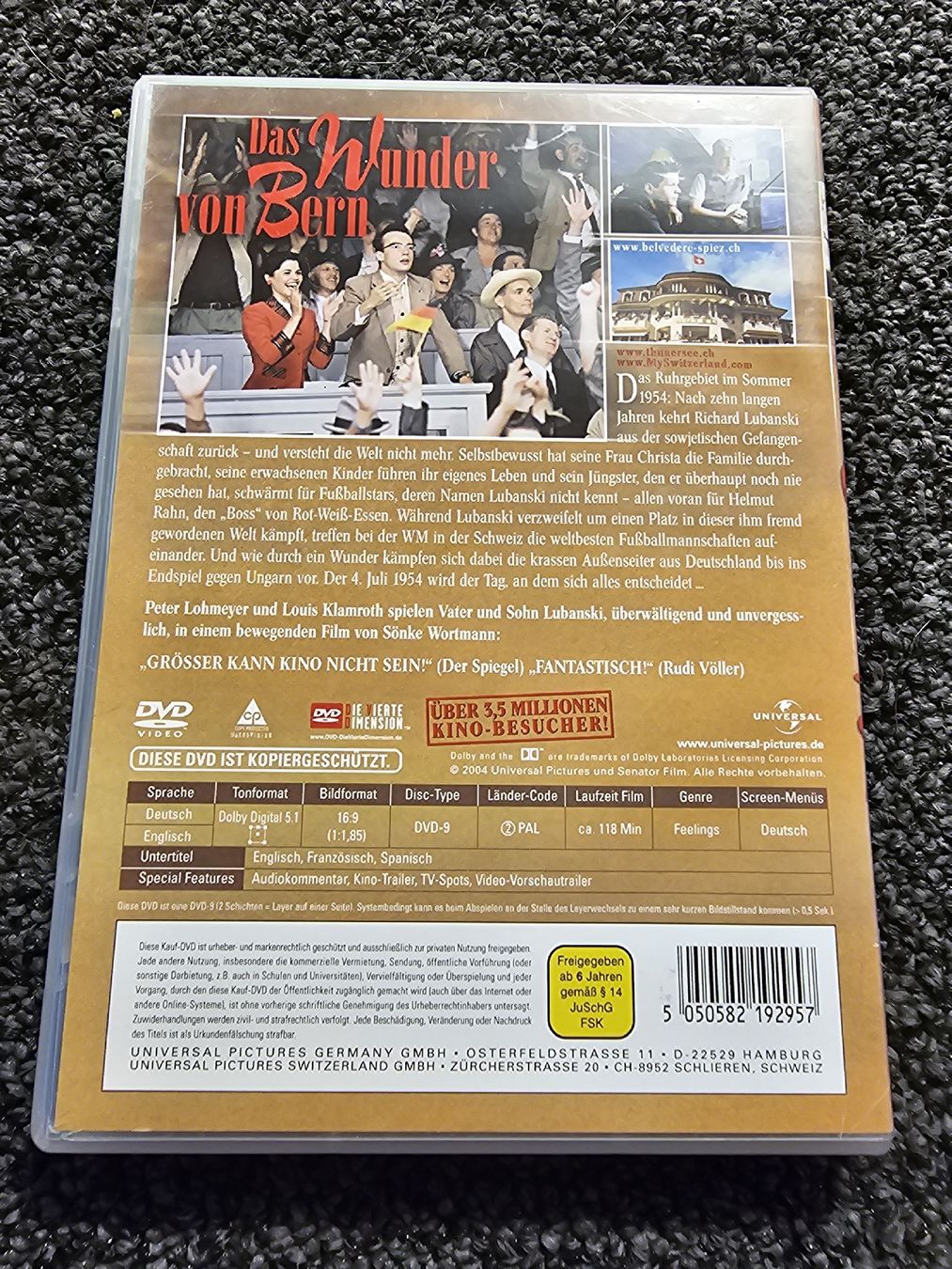 Tutti i DVDs: Das Wunder von Bern (21520) – Usato da Ruswil venduto da jan_bxl5 1
